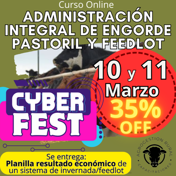 Producto - Curso Online: Administración Integral de Engorde Pastoril y Feedlot