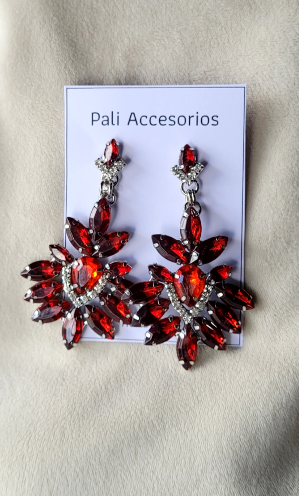 Producto - Aros Rame en rojo