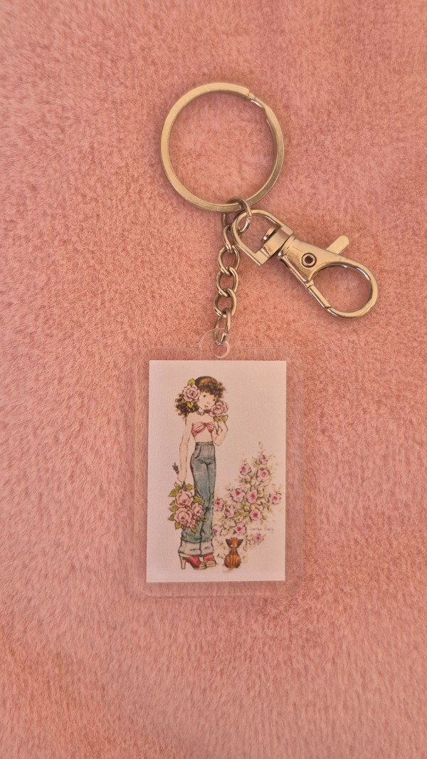 Producto - Llavero Sarah Kay Blanco