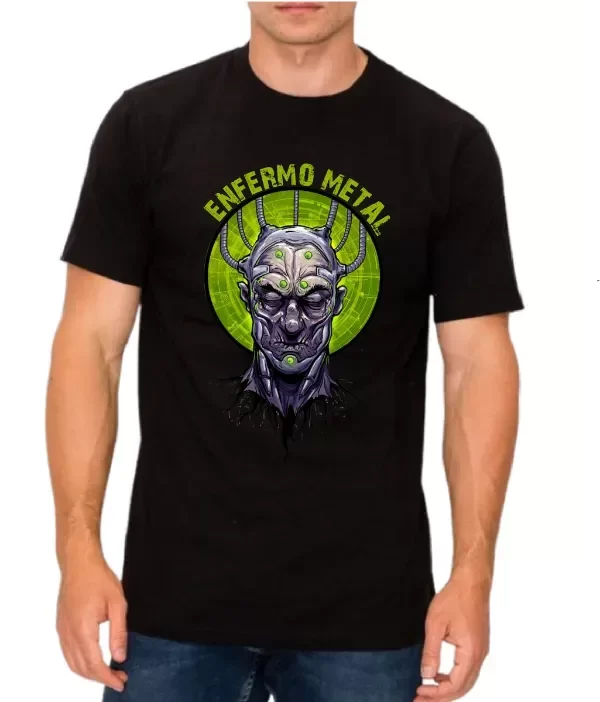 Producto - Remera de Algodón Premium Enfermo Metal