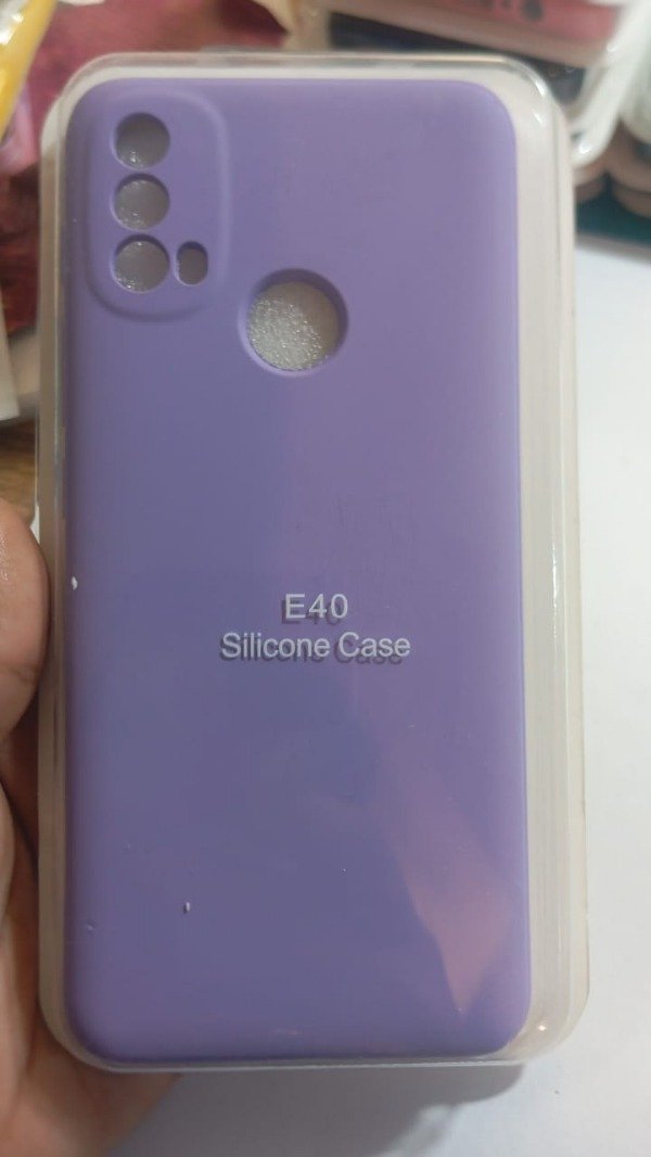 Producto - Funda Silicone Case Lila para Moto E20 - E40