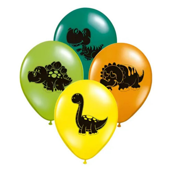 Producto - Set globos látex Dinosaurios x 10 unidades