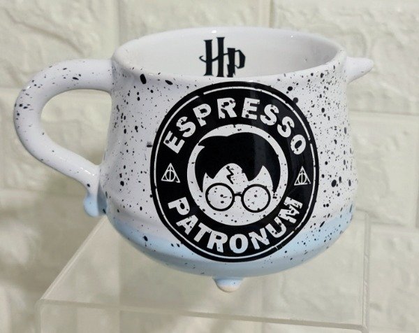 Producto - Caldero Harry Potter Espresso patronum bicolor con negro grande 600 cc