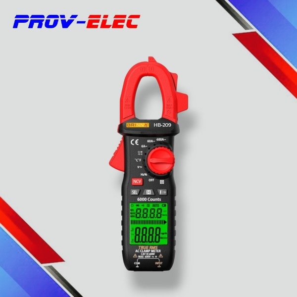 Producto - PINZA AMPERIMETRICA AC/DC BRINNA HB-209B