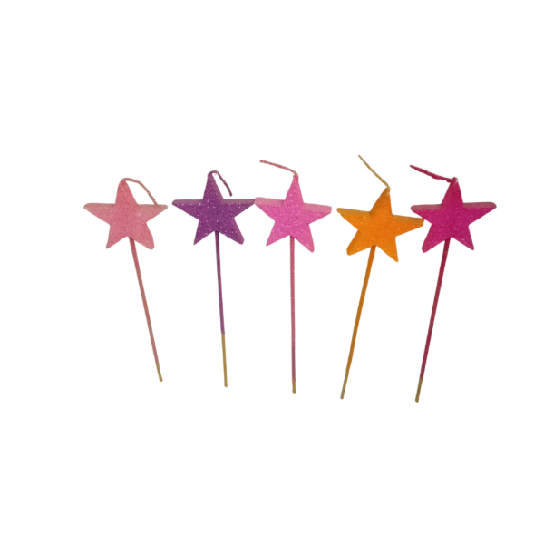 Producto - Velas formas de telgopor (flor, corazón, estrella, corona) - 3
