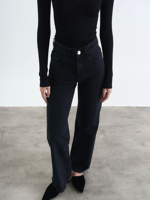 Producto - Jeans wide negro - 6