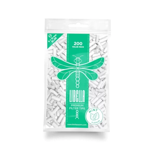 Producto - Filtros Libella Slim Mint 6 mm - Pack x 200