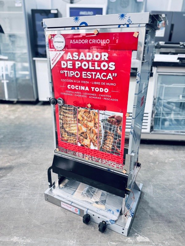 Producto - Asador criollo mediano - 12 Pollos Sol Real