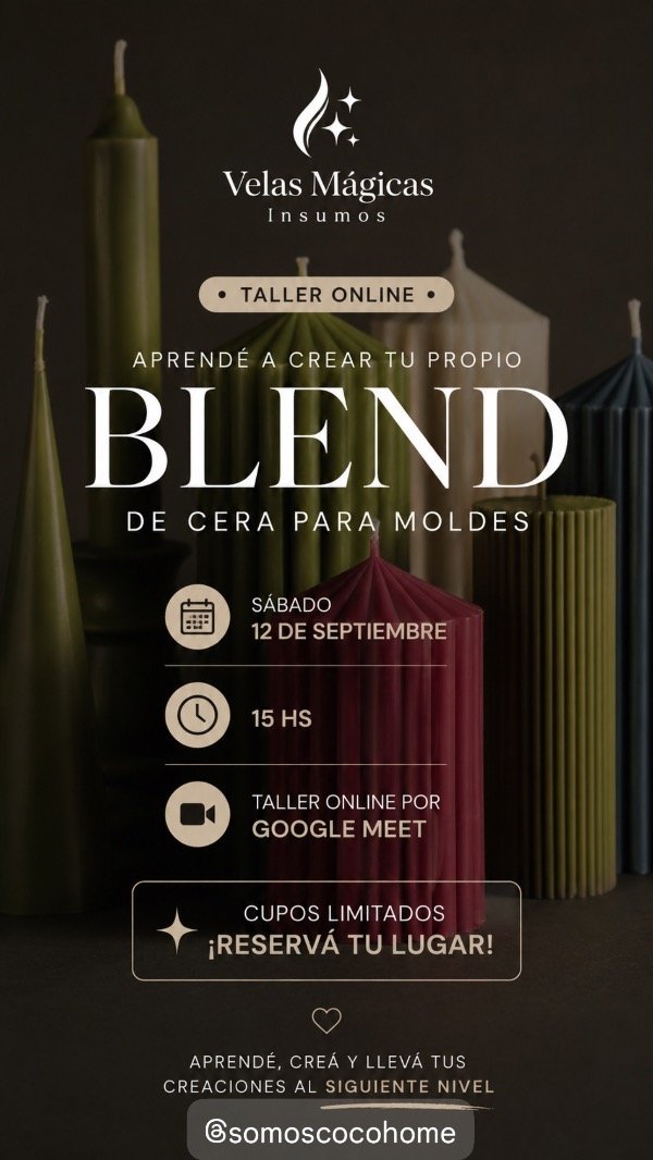 Producto - TALLER ONLINE- Arma tu propio BLEND de Cera para Moldes - 0