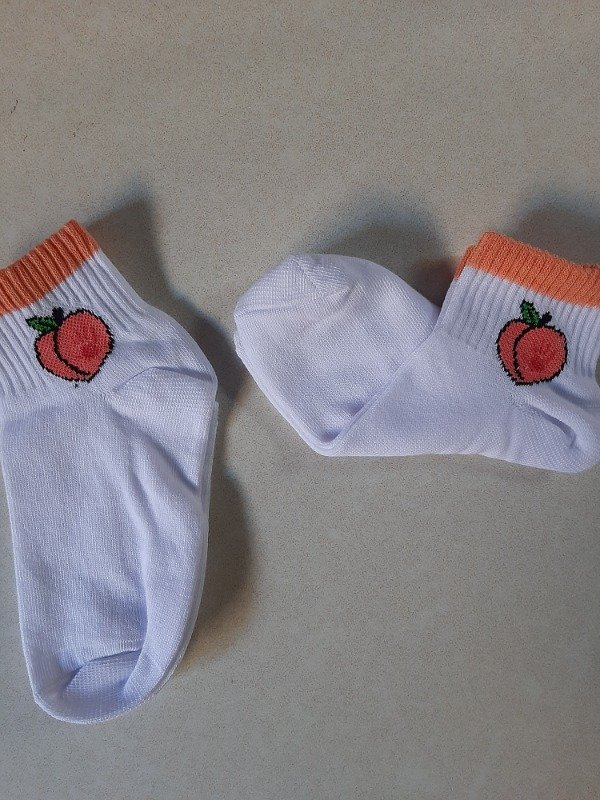 Producto - Soquete alto adulto - Durazno