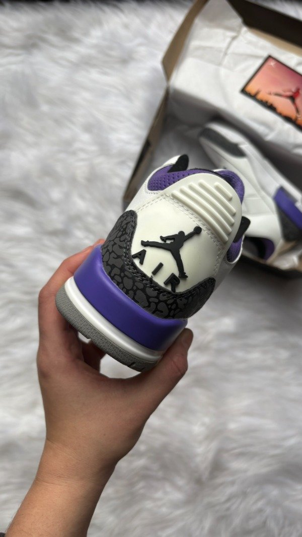 Producto - JORDAN RETRO 3 WHITE PURPLE - 2