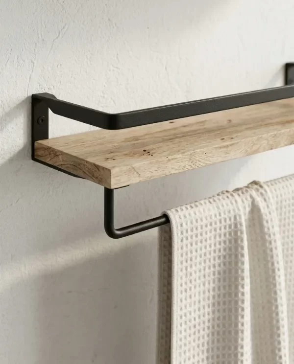 Producto - Set x 2 Estantes con Barral Bruk - 2
