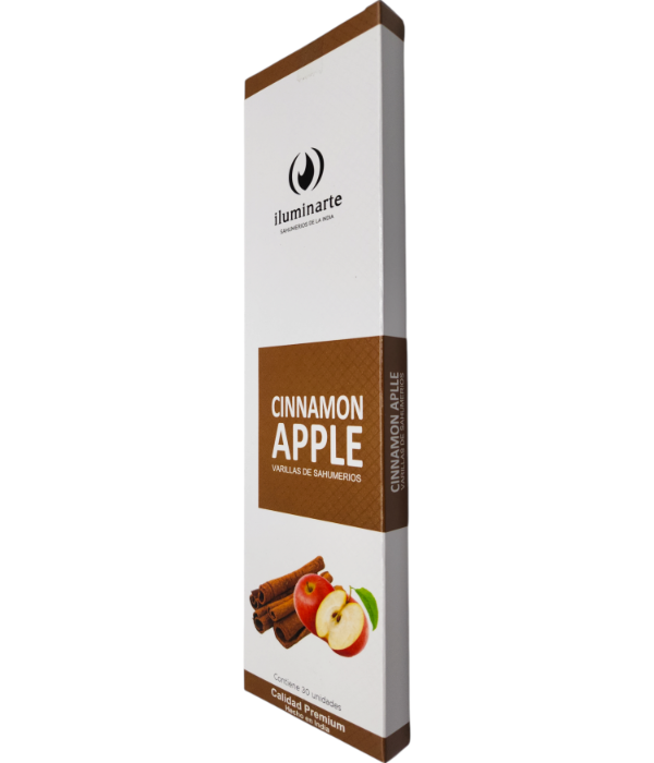 Producto - SAHUMERIOS ILUMINARTE PREMIUM RECTANGULAR - 30 VARILLAS - MANZANA CANELA