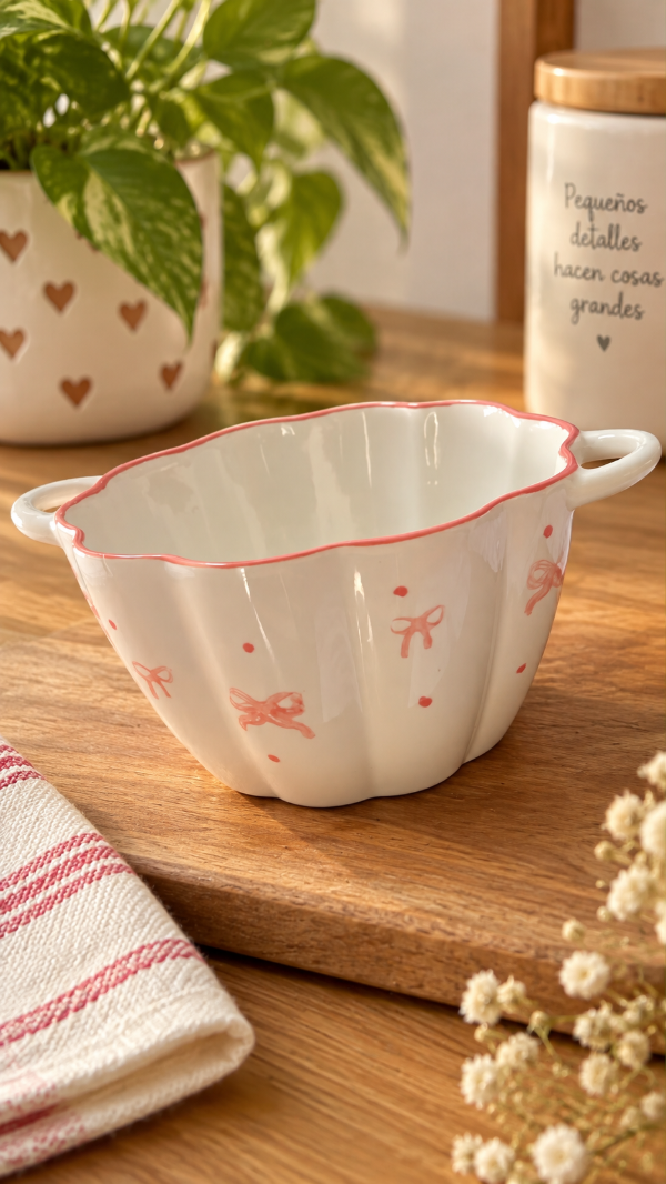 Producto - Bowl moñitos 12cm con manijas