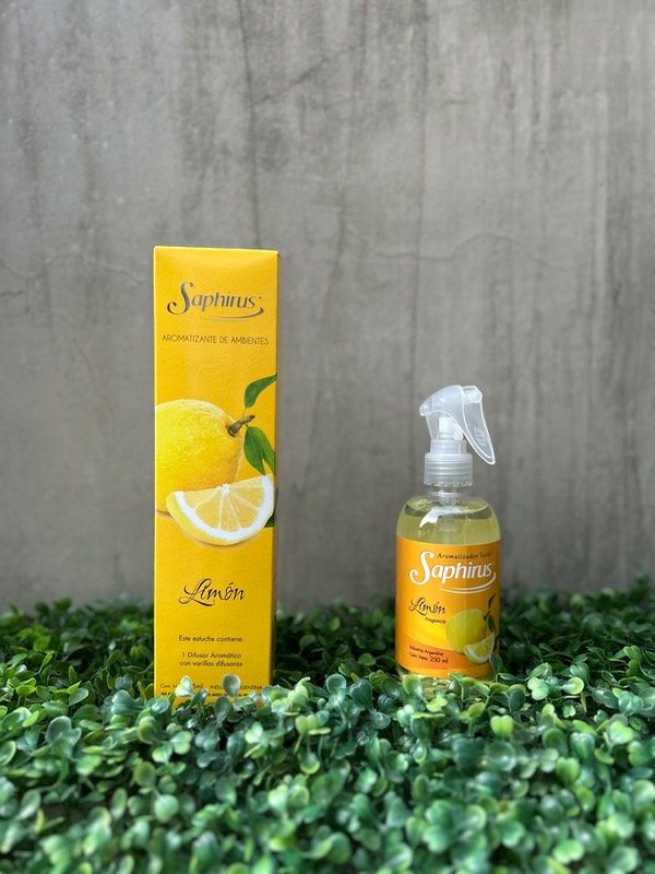 Producto - Textil + Aromatizador Limón