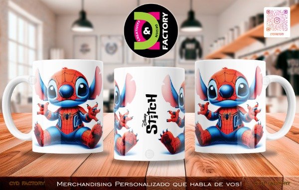 Producto - Taza Stitch Marvel - TZ-RT-BL-11OZ-326-STC-SH