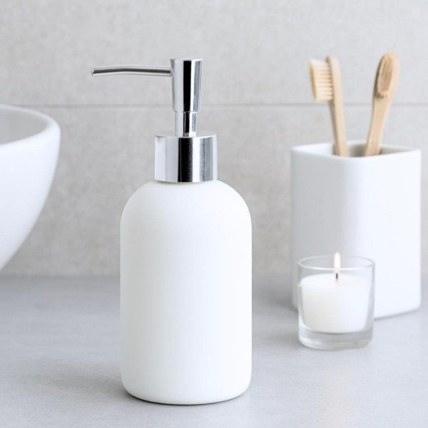 Producto - Dispenser de vidrio full blanco