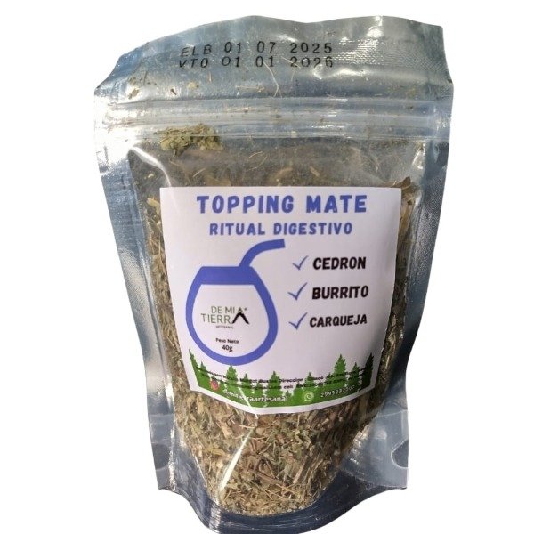 Producto - TOPPING MATE RITUAL DIGESTIVO - CEDRON BURRITO CARQUEJA 40G