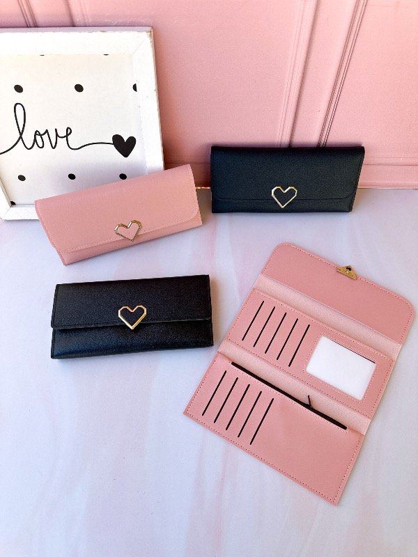 Producto - Billetera larga corazon