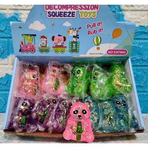 Producto - Squishy panda glitter