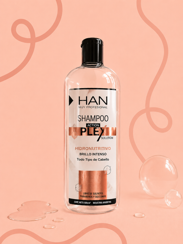 Producto - Shampoo Action Plex Hidronutritivo Brillo Intenso 500ml HAN