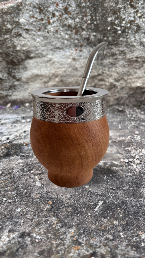 Producto - MATE IMPERIAL ABSTRACTO DE ACERO ALGARROBO