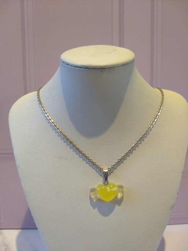 Producto - Collar de acero quirúrgico Corazón sweet (2986)