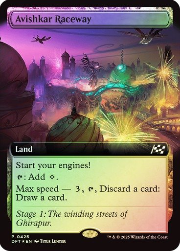 Producto - Avishkar Raceway (Extended Art Foil)