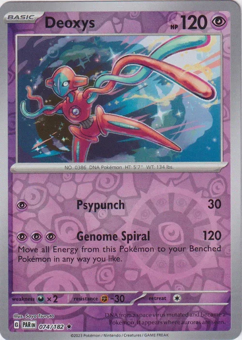 Producto - Deoxys - 074/182 - Paradox Rift - Reverse Holo