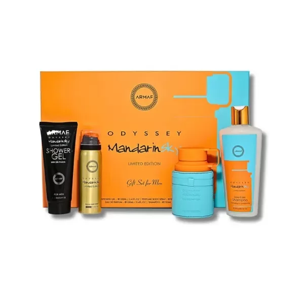 Producto - Set Mandarin Sky EDP 100ML + Spray 50ML + Gel de Ducha 100ML + Shampoo 250ML