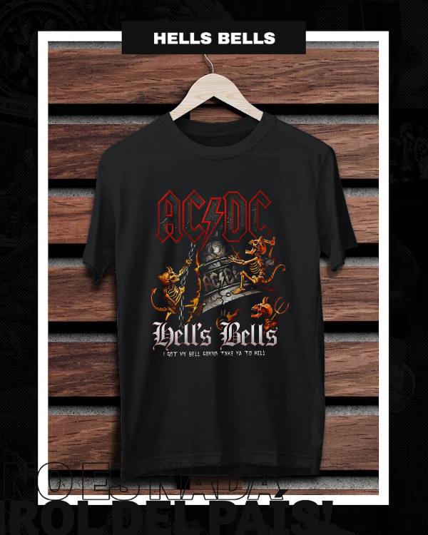 Producto - Remera Negra AC/DC Hells Bells