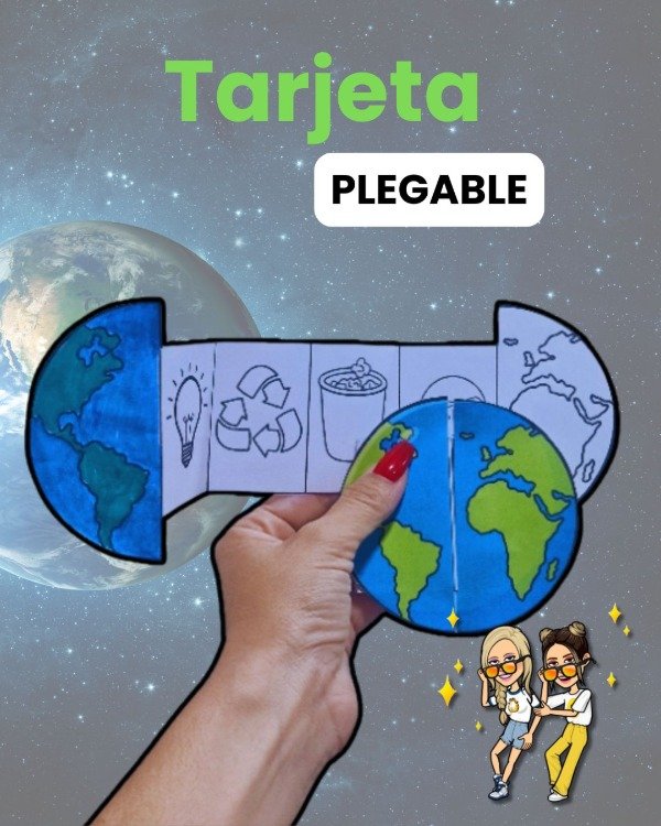 Producto - TARJETA PLEGABLE: DÍA DE LA TIERRA