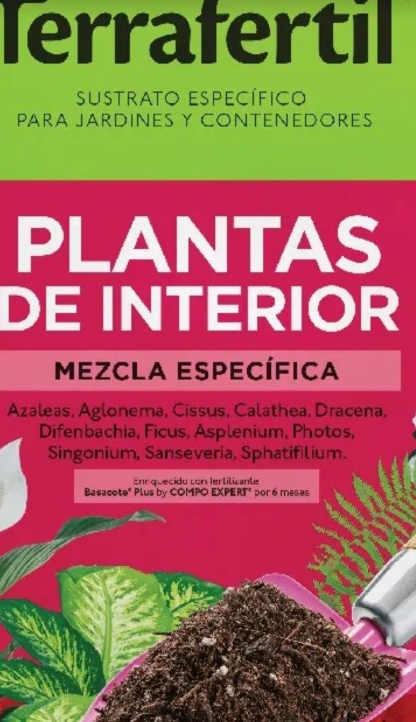 Producto - Sustrato plantas interior Terrafertil 20 lts - 1