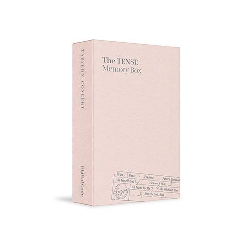 Producto - TAEYEON - CONCERT The TENSE Memory Box (DIGITAL CODE)