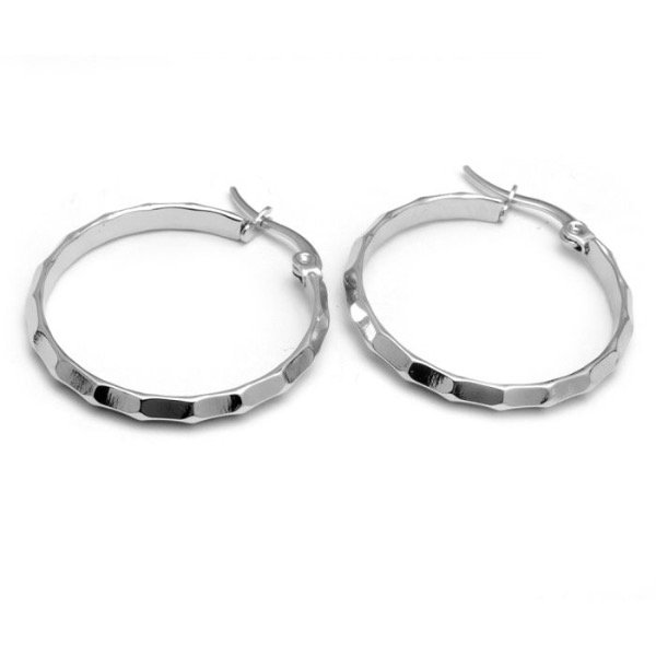 Producto - Argollas facetadas aq