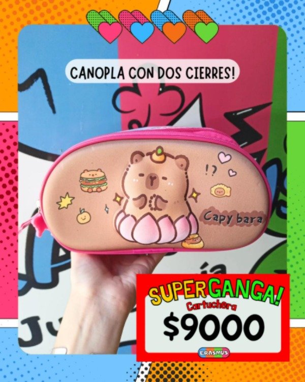 Producto - Cartuchera 3d Capibara