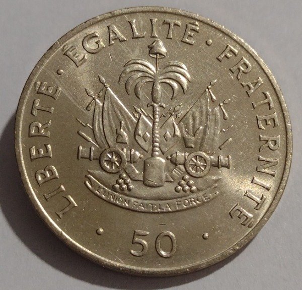 Producto - Haití 50 centimes 1991