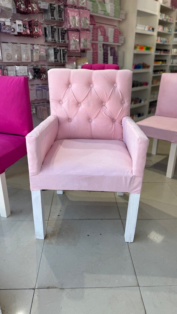 Producto - SILLON CAPITONE ROSA