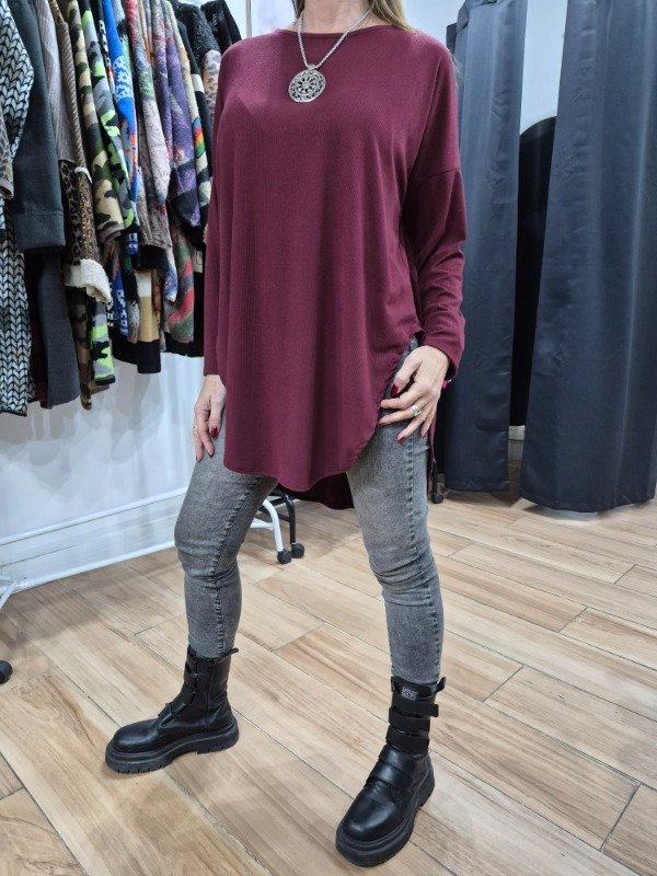 Producto - Remerón ambar bordo