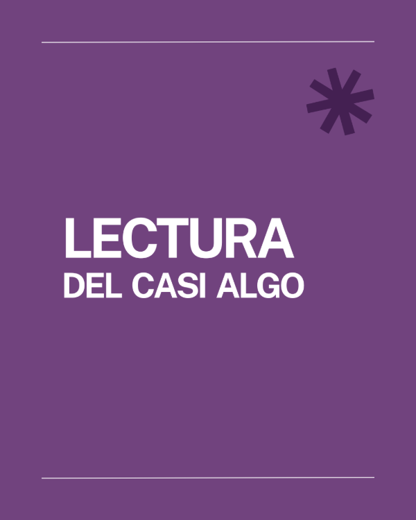 Producto - Lectura del Casi Algo