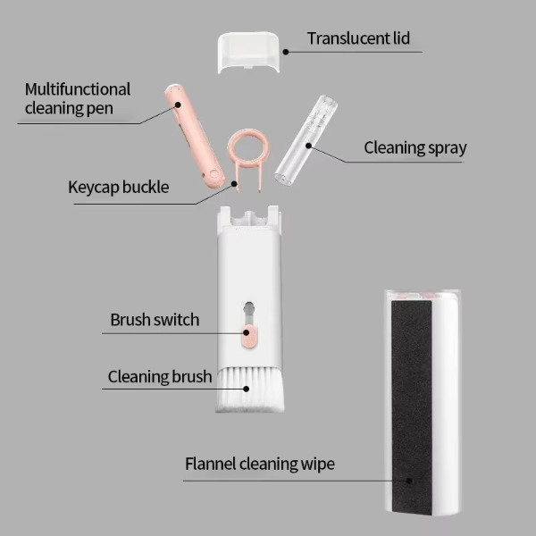 Producto - Kit 7 en 1 Limpiador de Artículos Electrónicos