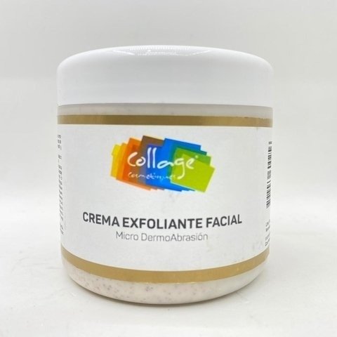 Producto - Collage Crema EXFOLIANTE FACIAL con Partículas de Carozo de Damasco x500