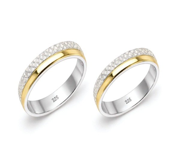 Producto - Par Alianzas Oro y Plata (Cod. A-771) - 1