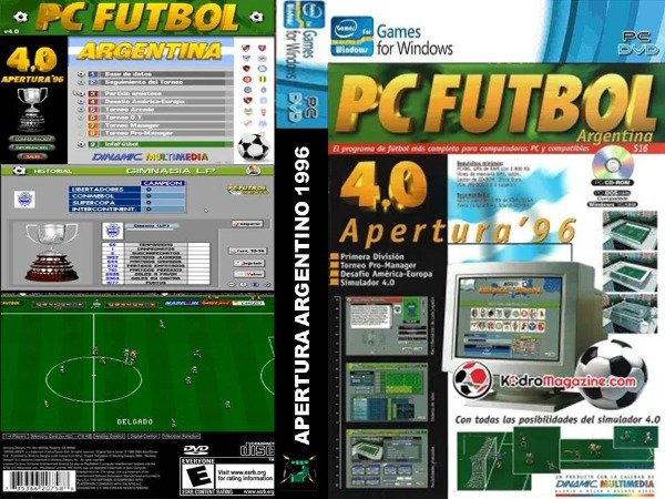 Producto - PC FUTBOL 4.0 APERTURA ARGENTINO 1996