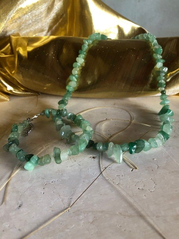 Producto - Promo Collar y pulsera aventurina