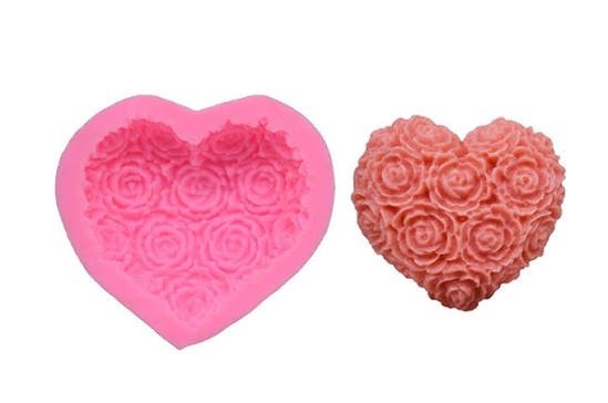 Producto - MOLDE CORAZON DE ROSAS