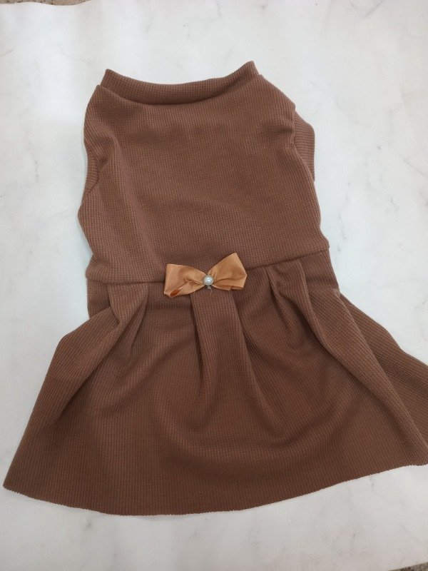 Producto - Vestido marrón Waffle
