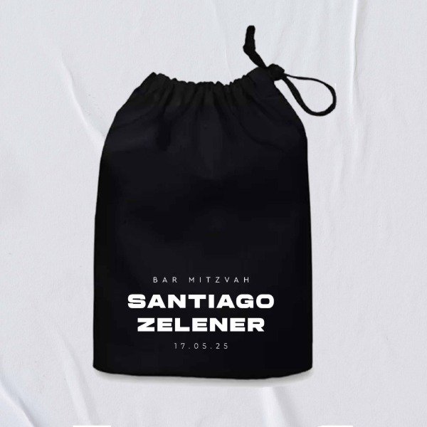 Producto - BOLSA TIPO FRUNCE 20X15 DE TUSOR NEGRO