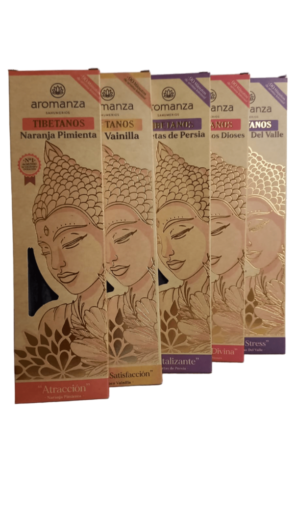 Producto - Sahumerios Tibetanos 8un - AROMANZA