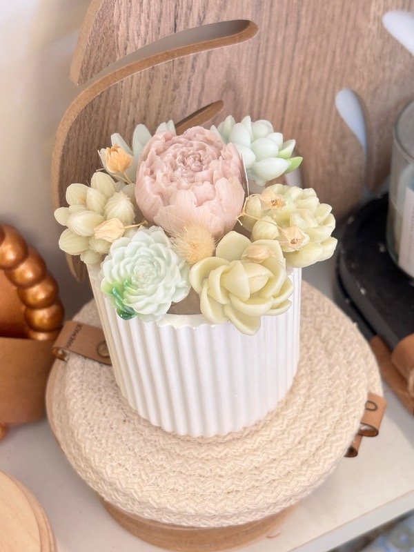 Producto - Vela AE arreglo floral